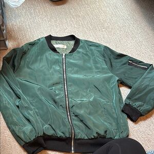 Green Bomber Jacket
